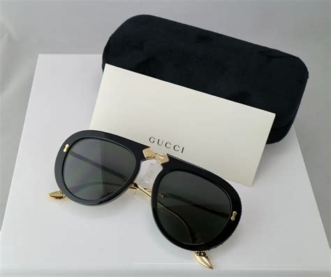 men's gucci sunglasses aviator|Gucci foldable aviator sunglasses.